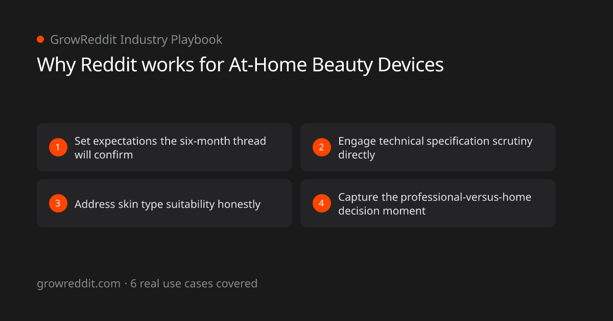 Why Reddit works for At-Home Beauty Devices: 4 key benefits