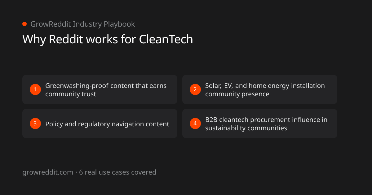 Why Reddit works for CleanTech: 4 key benefits