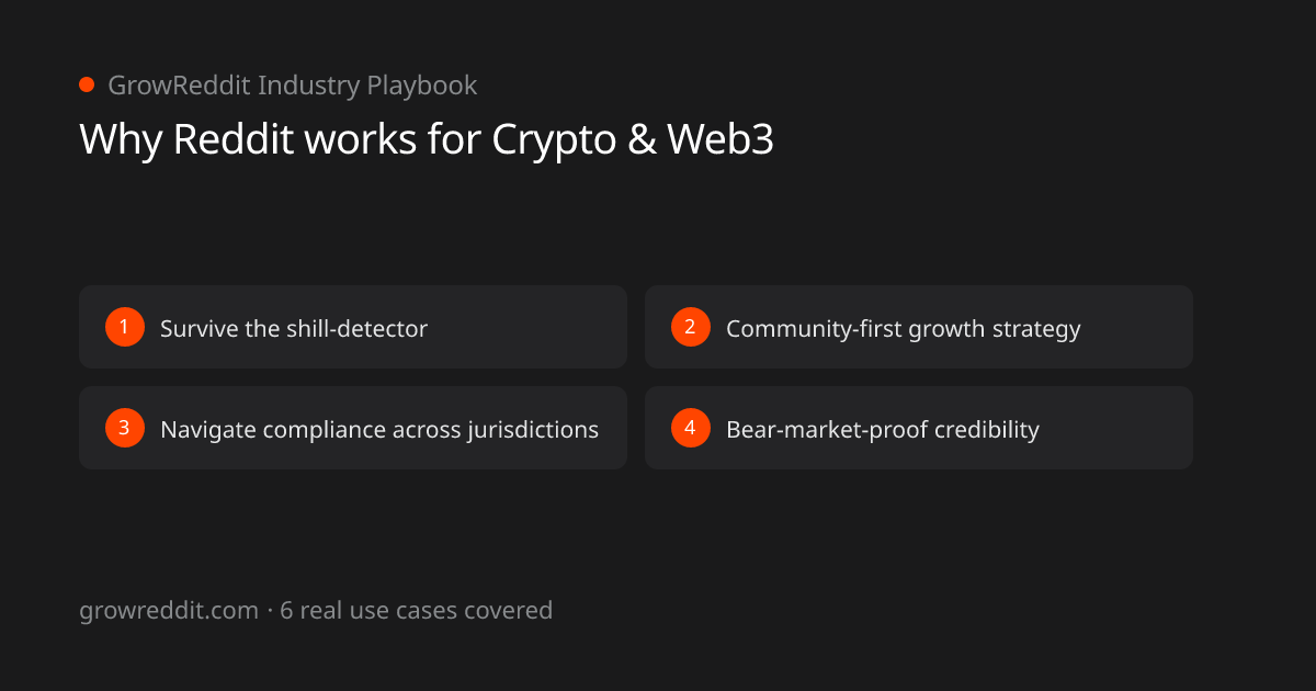 Why Reddit works for Crypto & Web3: 4 key benefits