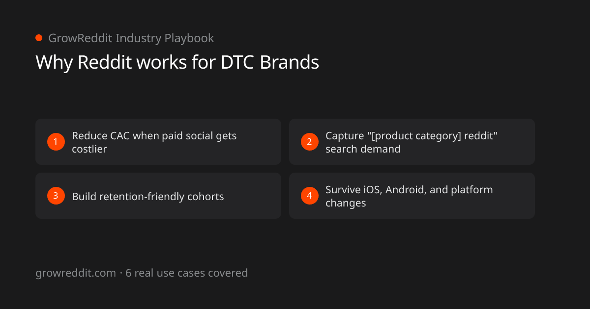 Why Reddit works for DTC Brands: 4 key benefits